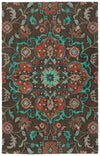 Kaleen Rugs Zocalo Collection ZOC04-40 Chocolate Area Rug