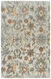 Kaleen Rugs Zocalo Collection ZOC05-77 Silver Area Rug