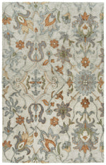 Kaleen Rugs Zocalo Collection ZOC05-77 Silver Area Rug