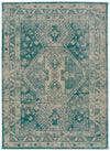 Kaleen Rugs Zuma Beach Collection ZUM12-78 Turquoise Area Rug