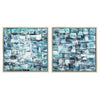IMAX Worldwide Home SG Estaire Framed Oil Painting, Set of 2