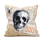 IMAX Worldwide Home Apothescary Halloween Skull Pillow