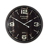 IMAX Worldwide Home Robertson Black Wall Clock