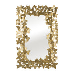 Sagebrook Home 17390 Metal 24X36 Butterfly Rect Mirror Gld