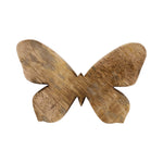 Sagebrook Home 17681-01 Wood, 9" Butterfly Deco, Brown