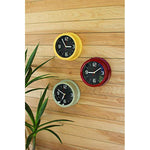 Kalalou CHNG1011 Set of Three Painted Iron Wall Clocks