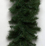 Vickerman A802714 50' Canadian Pine Artificial Christmas Garland Multi-Colored Incandescent Mini Lights