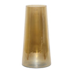 Sagebrook Home 18268-02 Glass, 12" Luster Vase, Gold