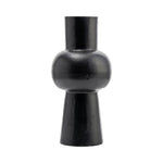 Sagebrook Home 17761-02 Metal, 12", Mid Ellipsoid Vase, Black