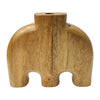 Sagebrook Home 18241 Wood, 7" 3-Legged Vase Natural