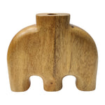 Sagebrook Home 18241 Wood, 7" 3-Legged Vase Natural