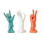 IMAX Worldwide Home Cohen Ceramic Hands - Set of 3