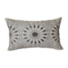 Sagebrook Home 60029 20X12" Cotton, Star Hand Embroidery Decorative Pil