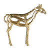 Sagebrook Home 17771-02 Metal, 14", Horse Illusion Sculpture, Gold
