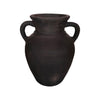 Sagebrook Home 18251-02 Terracotta, 9" Vase With Handles, Black