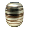 Sagebrook Home 18440-01 Glass, 10" Antique Ring Vase, Gold
