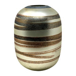 Sagebrook Home 18440-01 Glass, 10" Antique Ring Vase, Gold