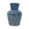 Sagebrook Home 17543-03 Terracotta, 10" Vase, Blue