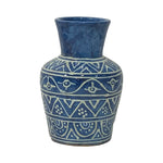 Sagebrook Home 17543-03 Terracotta, 10" Vase, Blue