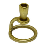 Sagebrook Home 18206-02 Metal, 4" Lifted Taper Candleholder, Gold