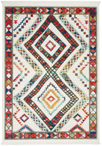 Nourison Tribal Decor Transitional White Area Rug