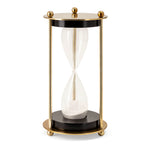 Imax Worldwide Home TY Tribute Black and Gold Hourglass