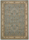 Nourison Antiquities Traditional Slate Blue Area Rug