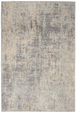 Nourison Rustic Textures Contemporary Ivory/Silver Area Rug