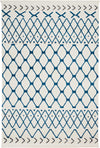 Nourison Kamala Contemporary White/Blue Area Rug