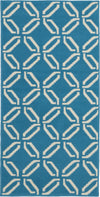 Nourison Jubilant Transitional Blue Area Rug