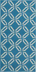Nourison Jubilant Transitional Blue Area Rug