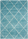 Nourison Brisbane Contemporary Aqua Area Rug