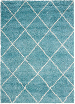 Nourison Brisbane Contemporary Aqua Area Rug