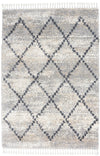 Nourison Scandinavian Shag Contemporary Silver Grey Area Rug