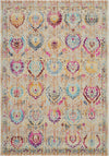 Nourison Vintage Kashan Traditional Ivory/Multi Area Rug