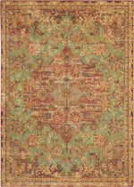 Nourison Vintage Tradition Traditional Jade Area Rug