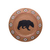 HiEnd Accents Aztec Bear Melamine Dinner Plate, 4 pc