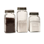 Imax Worldwide Home Dyer Glass Canisters - Set of 3