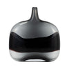 Sagebrook Home 17989-01 Glass, 12 2-Tone Vase, Smoke/Black