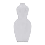 Sagebrook Home 17203-02 Dol, 12" Torso Vase, White