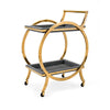 IMAX Worldwide Home Margo Stainless Steel Bar Cart