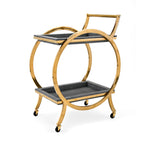 IMAX Worldwide Home Margo Stainless Steel Bar Cart