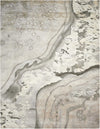 Nourison Prismatic Contemporary Silver Cloud Area Rug