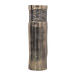 Sagebrook Home 18828-03 Glass, 18" Textured Enamel Vase, Bronze