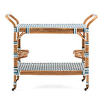 IMAX Worldwide Home Casablanca Rattan Bar Cart