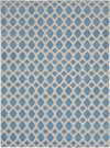 Nourison Joli Contemporary Blue/Grey Area Rug