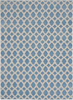 Nourison Joli Contemporary Blue/Grey Area Rug