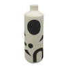 Sagebrook Home 18955 Ceramic, 10" Funky Vase, Ivory/Black