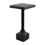 Sagebrook Home 18389 Metal, 24" Accent Table, Black