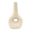 Sagebrook Home 18425-02 Ceramic, 9" Open Cut-Out Nomad Vase, Ivory